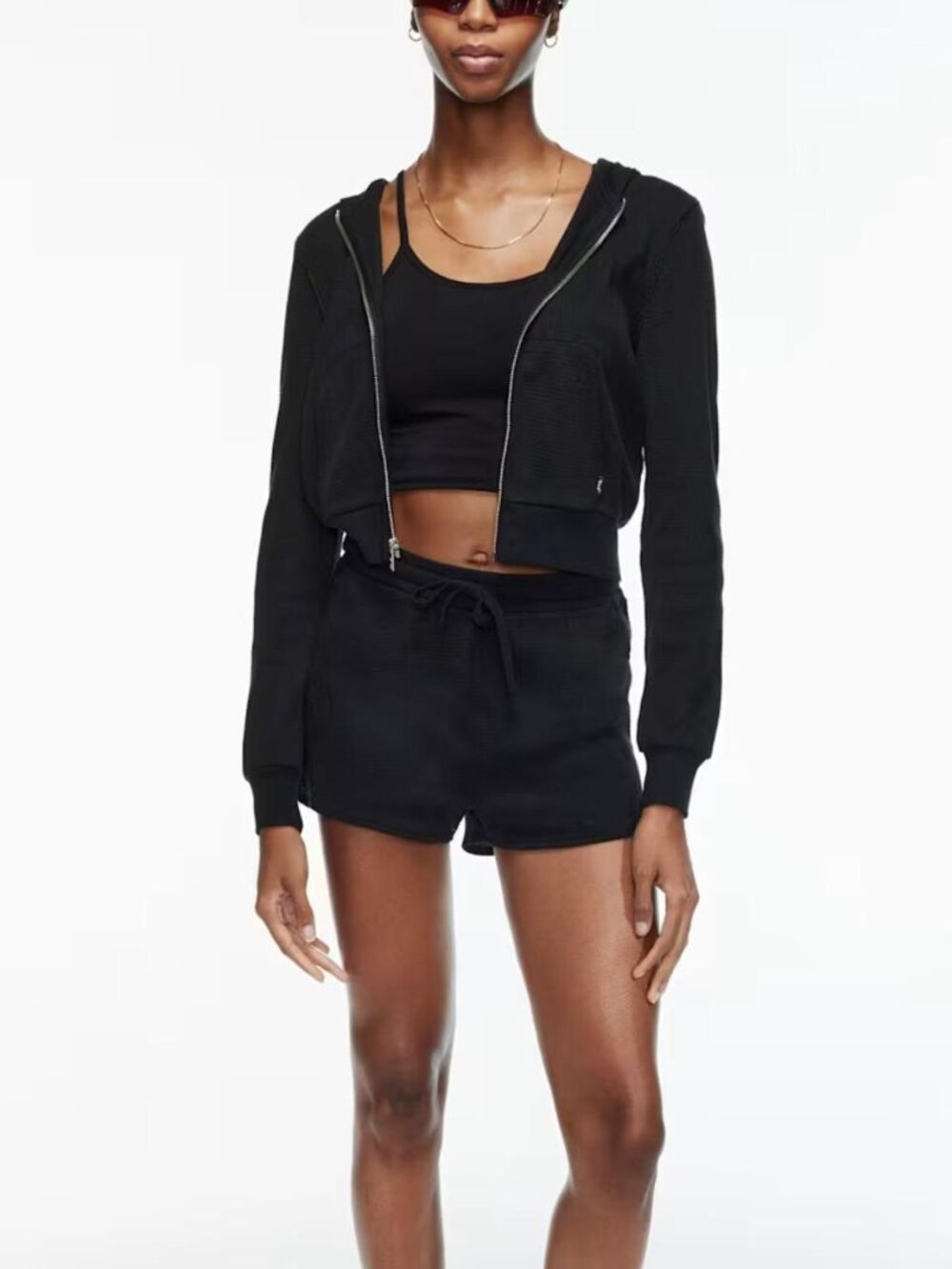 TNA Aritzia Melrose Waffle Short. Perfect condition no flaws! So cute and size M